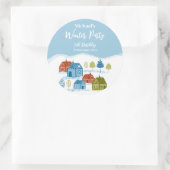 ウィンターハウズバースデーパーティーベビーギフト ラウンドシール (バッグ)