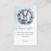 ウィンターハレ赤ちゃんシャワーおむつラッフル エンクロージャーカード (正面)