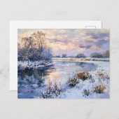 ウィンターハヴェル川の風景 シーズンポストカード (正面/裏面)