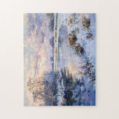 ウィンターハヴェル川の風景 ジグソーパズル (縦)