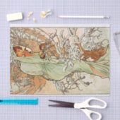 ウィンターバイアルフォンスミュシャ 薄葉紙 (クラフト)