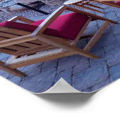 ウィンターバケーションウォールアートポスター ポスター (角)