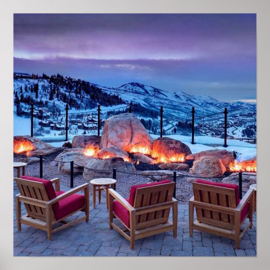 ウィンターバケーションウォールアートポスター ポスター (正面)