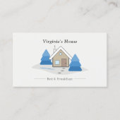 ウィンターバケーションレンタルベッド&ブレックファースト 名刺 (正面)