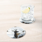 ウィンターバックコースター ラウンドペーパーコースター (インサイチュ)