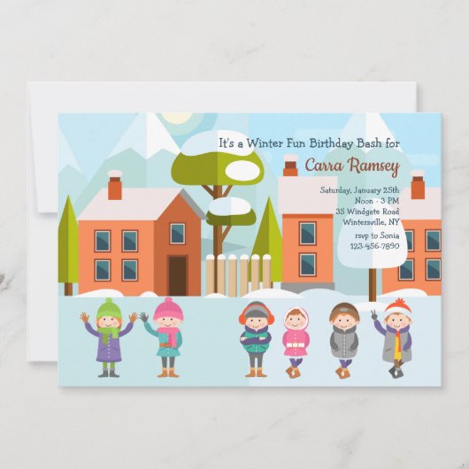 ウィンターバッシュ招待状 招待状 (正面)