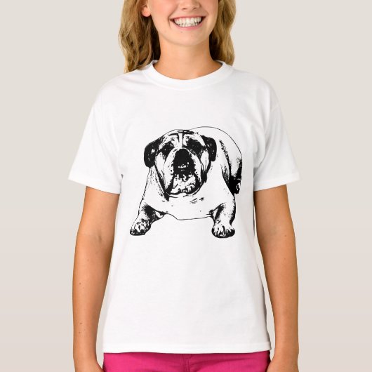 ウィンターバルドッグのポーズ Tシャツ (正面)
