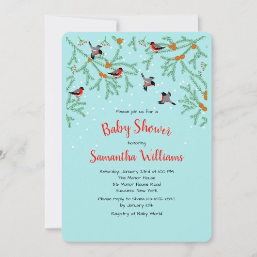 ウィンターバーズ招待状 招待状 (正面)