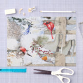 ウィンターバードティッシュペーパー 薄葉紙 (クラフト)