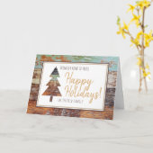 ウィンターバーンハッピーホリデイズ カード (黄色い花)