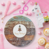 ウィンターバーンハッピーホリデイズ ペーパープレート (パーティー)