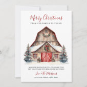 ウィンターバ素朴ンクリスマス シーズンカード (正面)