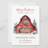 ウィンターバ素朴ンクリスマス シーズンカード (正面)