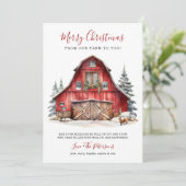 ウィンターバ素朴ンクリスマス シーズンカード (スタンド正面)