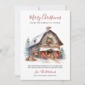 ウィンターバ素朴ンクリスマス シーズンカード (正面)
