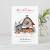 ウィンターバ素朴ンクリスマス シーズンカード (スタンド正面)