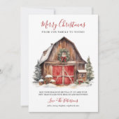 ウィンターバ素朴ンクリスマス シーズンカード (正面)