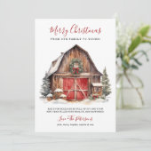 ウィンターバ素朴ンクリスマス シーズンカード (スタンド正面)