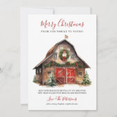 ウィンターバ素朴ンクリスマス シーズンカード (正面)