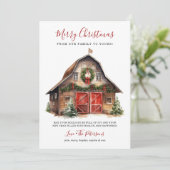 ウィンターバ素朴ンクリスマス シーズンカード (スタンド正面)