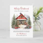 ウィンターバ素朴ンクリスマス シーズンカード (スタンド正面)