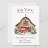 ウィンターバ素朴ンクリスマス シーズンカード (正面)