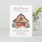 ウィンターバ素朴ンクリスマス シーズンカード (スタンド正面)