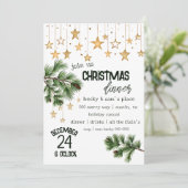 ウィンターパインと金ゴールドホリデースターズディナーパーティー 招待状 (スタンド正面)