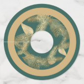 ウィンターパインクリスマス ワイングラスタグ (裏面)