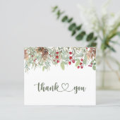 ウィンターパインコーンサンキューカード (スタンド正面)