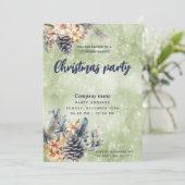 ウィンターパインコーンフローラクリスマスパーティー 企業の 招待状 (スタンド正面)