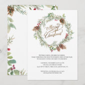 ウィンターパインコーンレッドベリークリスマスパーティー (正面/裏面)