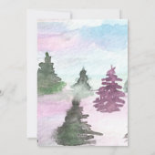 ウィンターパインズクリスマスパーティー水彩 シーズンカード (裏面)
