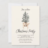 ウィンターパインズクリスマスパーティー 招待状 (正面)