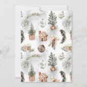 ウィンターパインズクリスマスホリデーパーティー招待状 招待状 (裏面)