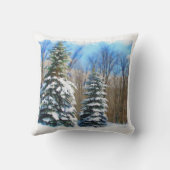 ウィンターパインズピロー クッション (裏面)