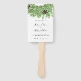 ウィンターパインズ結婚式 プログラム ハンドファン