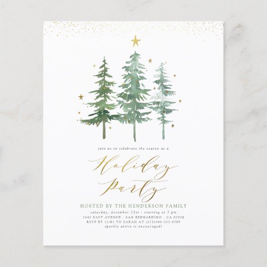 ウィンターパインズ |予算クリスマスホリデーパーティー (正面)