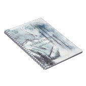 ウィンターパインツリーズスノーマウンテンズウェディングプランナー ノートブック (右側)