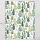 ウィンターパインツリー紙シート (裏面)