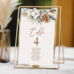 ウィンターパインツリー結婚フローラ テーブルナンバー<br><div class="desc">松の木のフローラ結婚のテーブル番号と名前！</div>