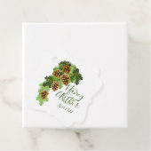 ウィンターパインツリー&パインコーン結婚ズ フェイバータグ (インサイチュ)