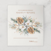 ウィンターパインフラワーズ結婚フローラ プレイスカード (外部開封)