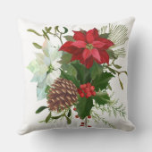 ウィンターパインフローラボ素朴タニカル クッション (裏面)