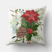 ウィンターパインフローラボ素朴タニカル クッション (正面)