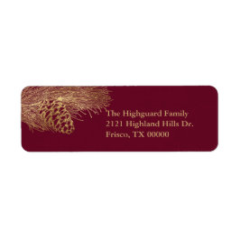 ウィンターパインホリデイ差出人住所 ラベル