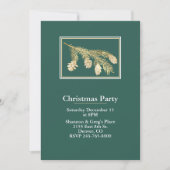 ウィンターパインホリデーパーティー 招待状 (正面)