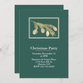 ウィンターパインホリデーパーティー 招待状