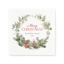 ウィンターパイン素朴ベリーリースメリークリスマス