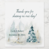 ウィンターパイン結婚ズ ワインラベル (シングルラベル)